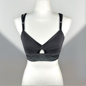 Lululemon | Black Grey Sports Bra Adjustable Straps